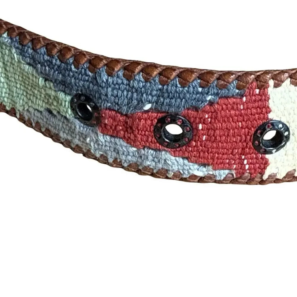 Leather Woven Aztec Western Cowboy Cowgirl 1.5